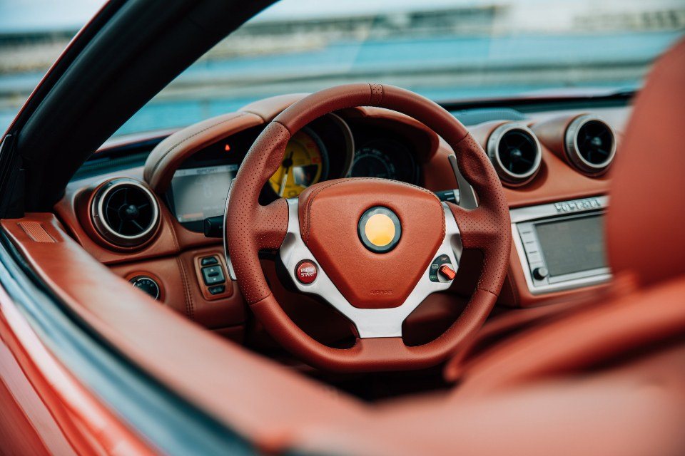 Interior de un auto